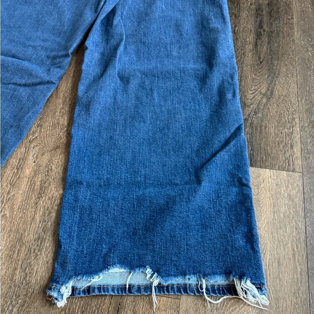 American Eagle Outfitters Flare Wide-Leg Denim Jeans, women’s size 14 - Picture 8 of 10